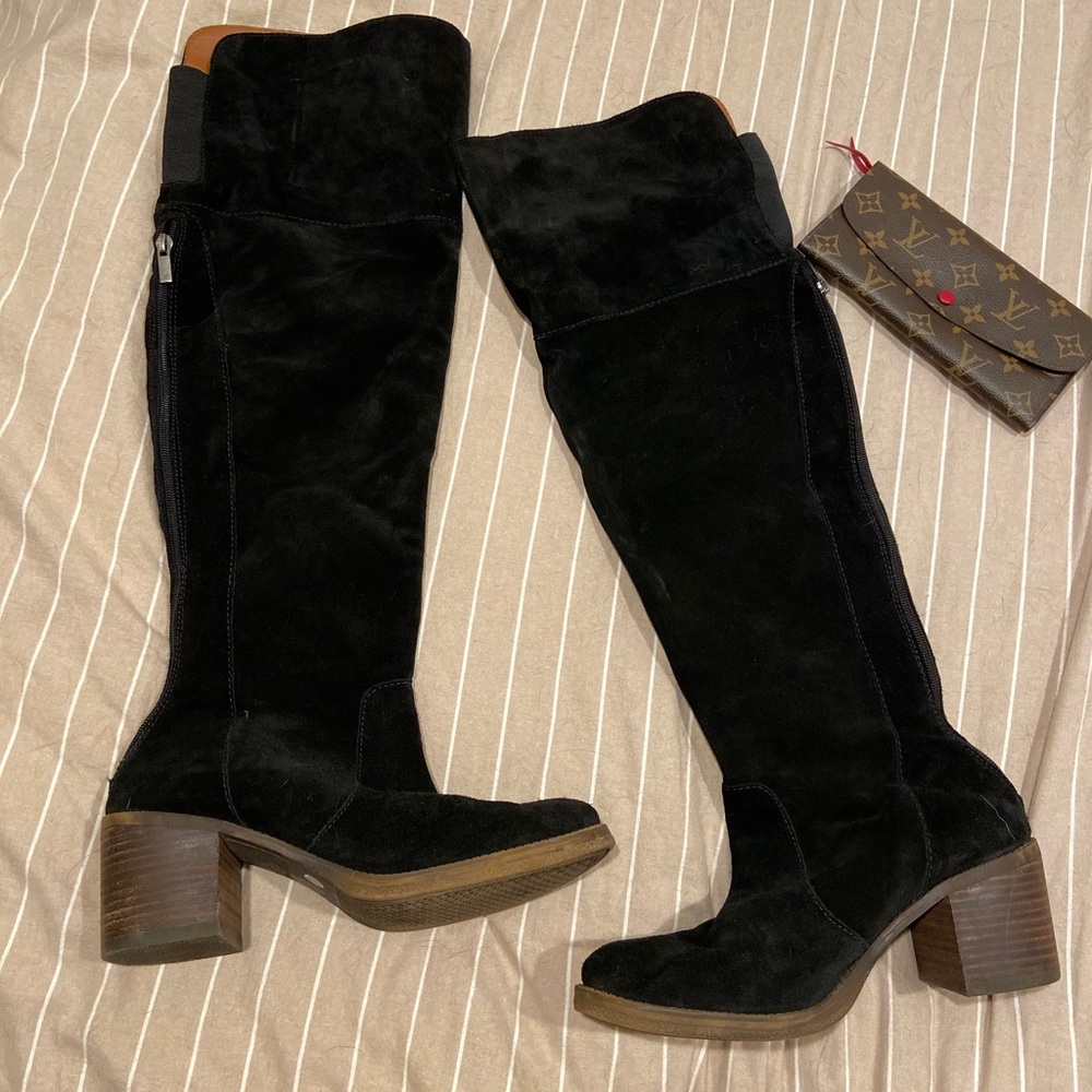 Lucky 🍀 Brand  over the knee heeled boots 
Rayla